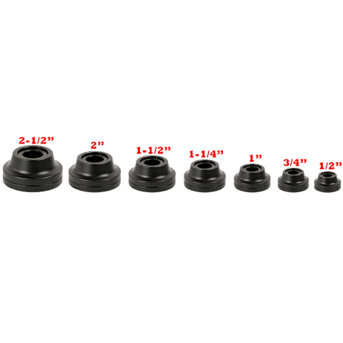 52 Pcs Dimple Die Hydraulic Hole Punch Set. 16 - 114mm Cut, 1/2-2.5" In RADIUS - Foto 4